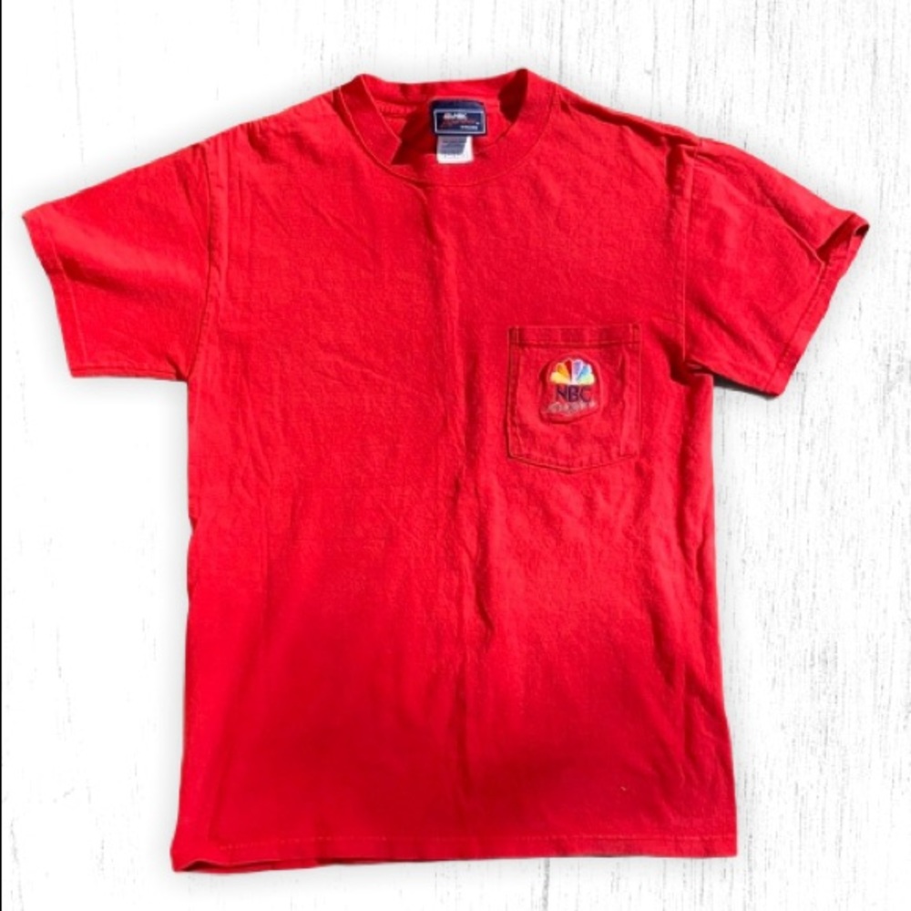 NBC Red Short Sleeve T Shirt